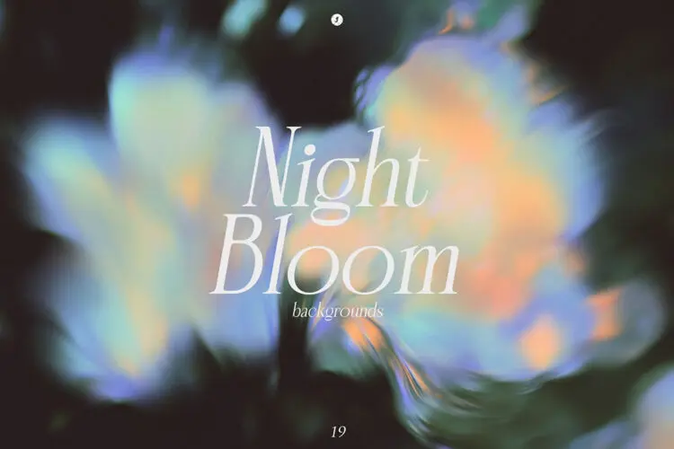 Nightbloom Gradient Backgrounds 19款神秘优雅时尚浪漫昙花迷幻动感模糊抽象艺术渐变背景图片素材