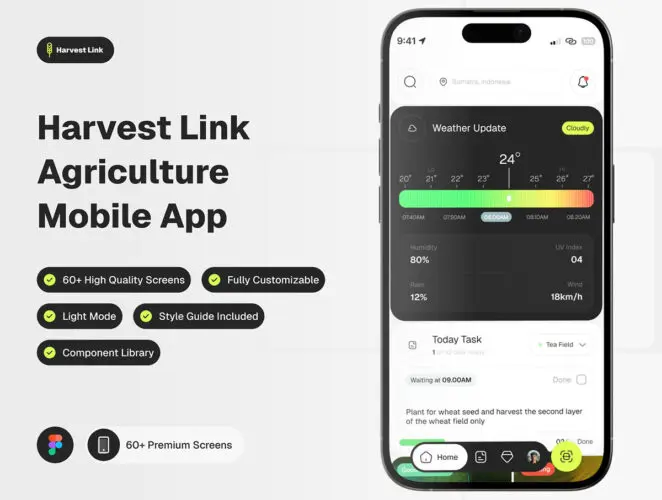 Harvest Link – Agriculture Mobile Monitoring App 专为农民和农业企业设计的无缝农业监测应用程序