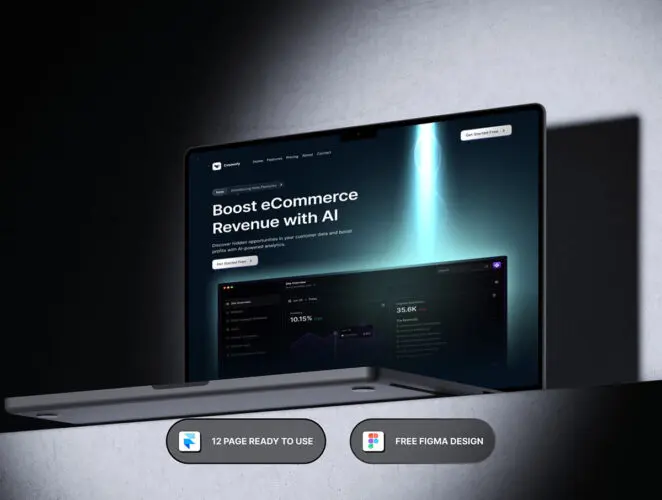 AI 初创企业SaaS营销官网响应式网页设计 ui套件 Framer 模板模板 Cosmofy – SaaS AI Startup & Business