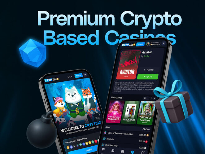 基于区块链的棋牌游戏高级移动响应式 UI 套件 Cryptino – Crypto Casino Website UI Kit