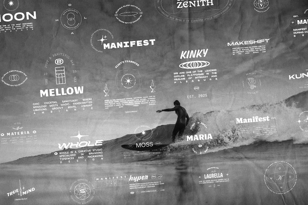 35款创意优国外大牌品牌logo商标徽标图文字体设计ai矢量源文件素材 Manifest Logo Kit