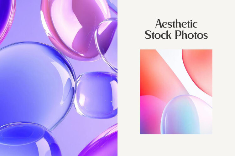 60款时尚未来数字科技抽象艺术液态玻璃高清壁纸背景底纹图片素材 60 Abstract Liquid Glass Wallpapers