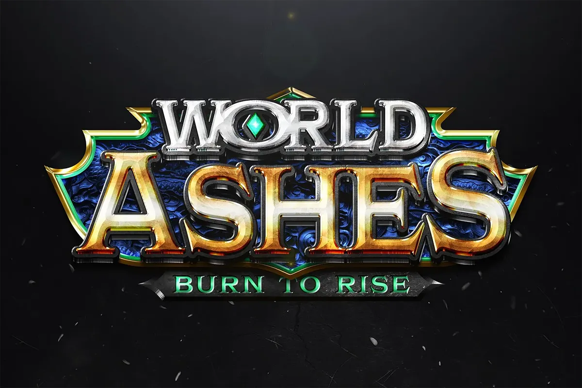 3D游戏logo标识奇幻文本字母ps特效样机素材模板 3D Game Logo Fantasy Text Effect