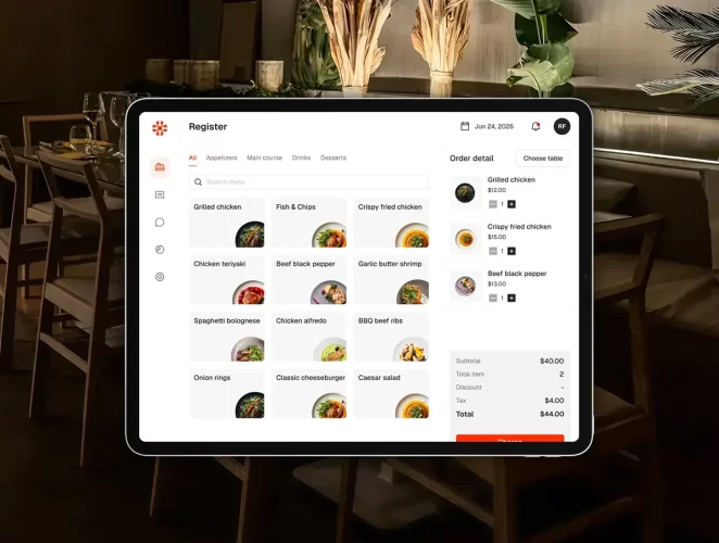 现代 POS 系统应用后台用户管理界面卡片设计UI组件布局模板 Modern POS System UI Kit
