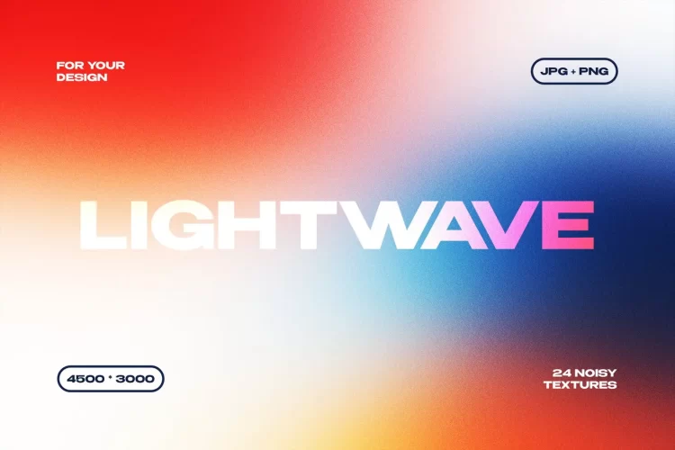 24款酸性弥散光感噪点晕染渐变科技海报Banner背景图片设计素材 Energy Gradient Textures