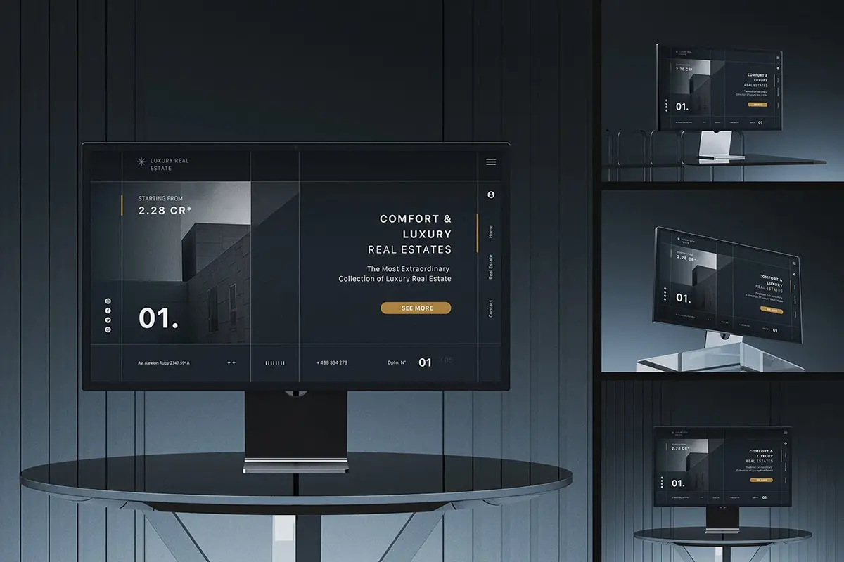 3款苹果显示器模型屏幕展示设计贴图ps样机素材模板 Pro Display Screen Mockup Bundle